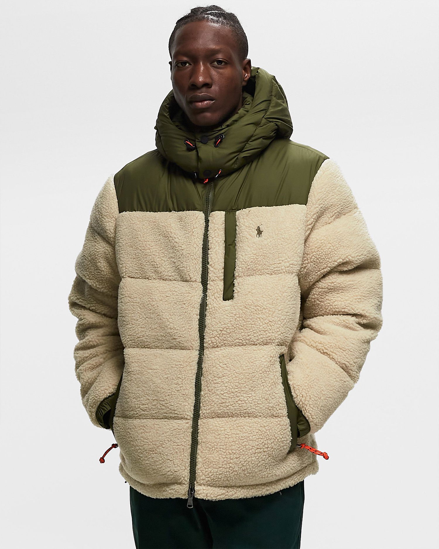 Prešívaná bunda Polo by Ralph Lauren HIPILE ELCAP-INSULATED-COAT Béžová | 710907559002, 1