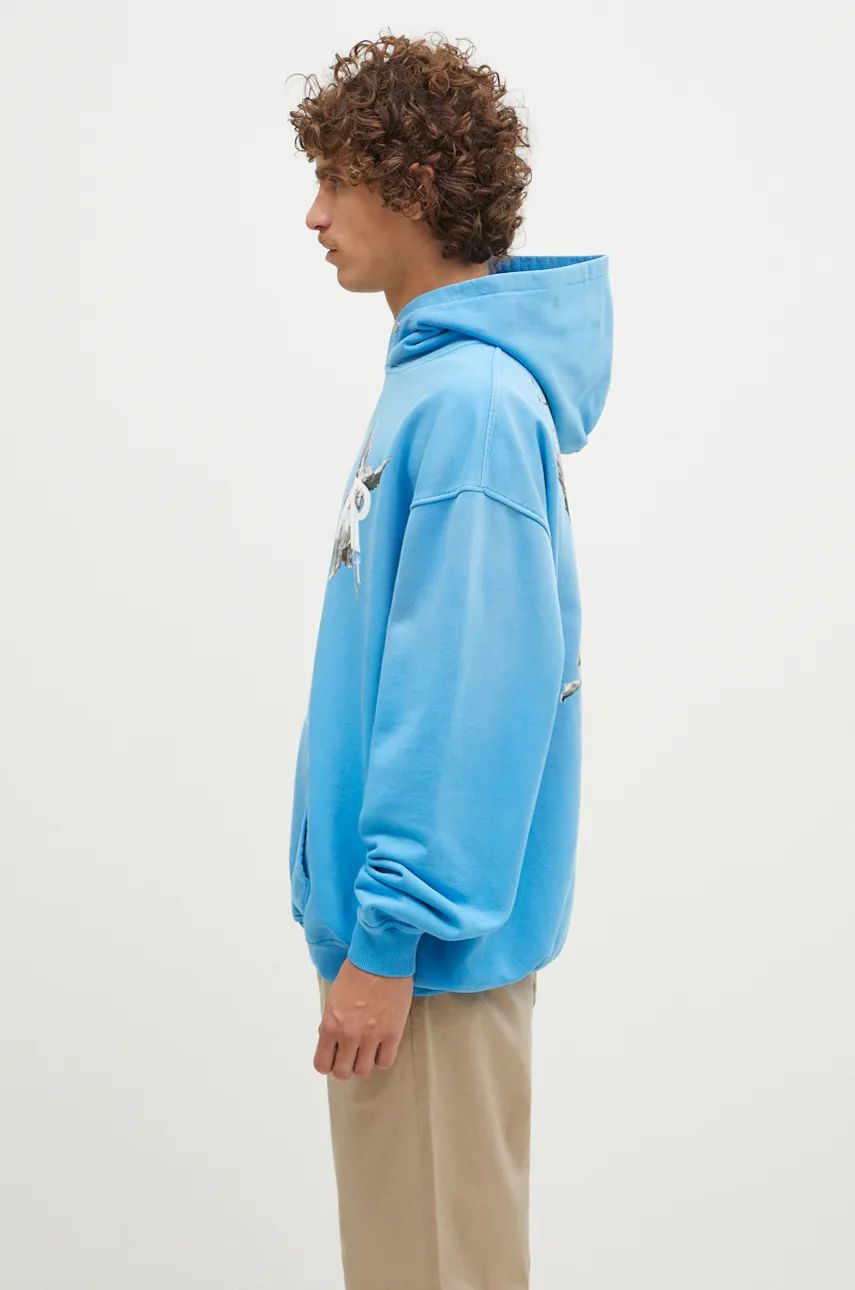 Mikina Represent Clo Archangel Hoodie Blue Modrá | MLM4238.196, 1