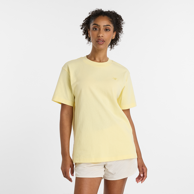 Tričko New Balance Women's Athletics T-Shirt Žltá | NBWT41501PRC, 0