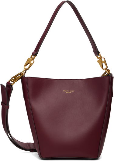 Kabelka rag & bone Rag & Bone Parker Leather Bucket Bag Vínová | LE101313, 0