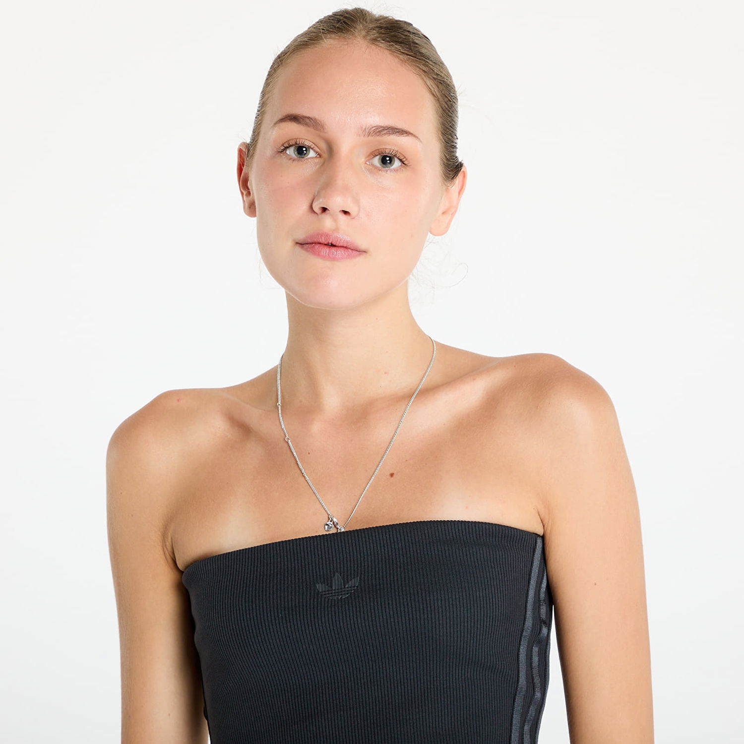 Tielko adidas Originals Rib Tube Top Carbon Čierna | JN3026, 1