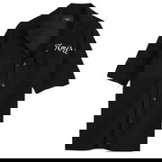 Amiri Short Sleeve Mesh Polo Shirt, Size Large