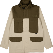 Two-Tone Multi-Pocket Utility Field Jacket