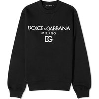 Mikina Dolce & Gabbana Men's Milano Crew Neck Sweat Black Čierna | G9ACGZFU7DU-N0000, 1