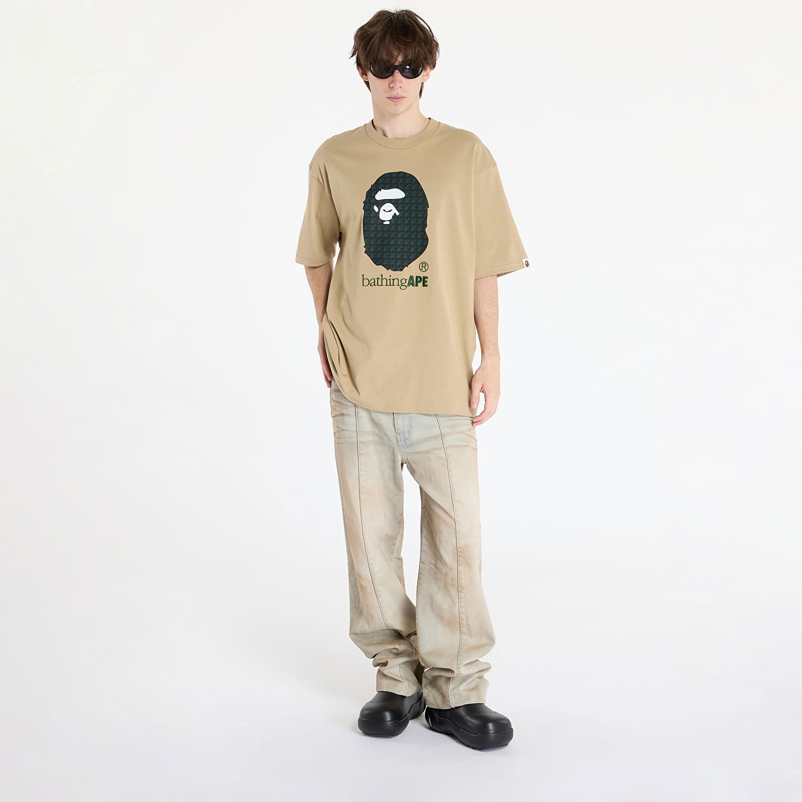 Sta Houndstooth By Bathing Ape Relaxed Fit Tee