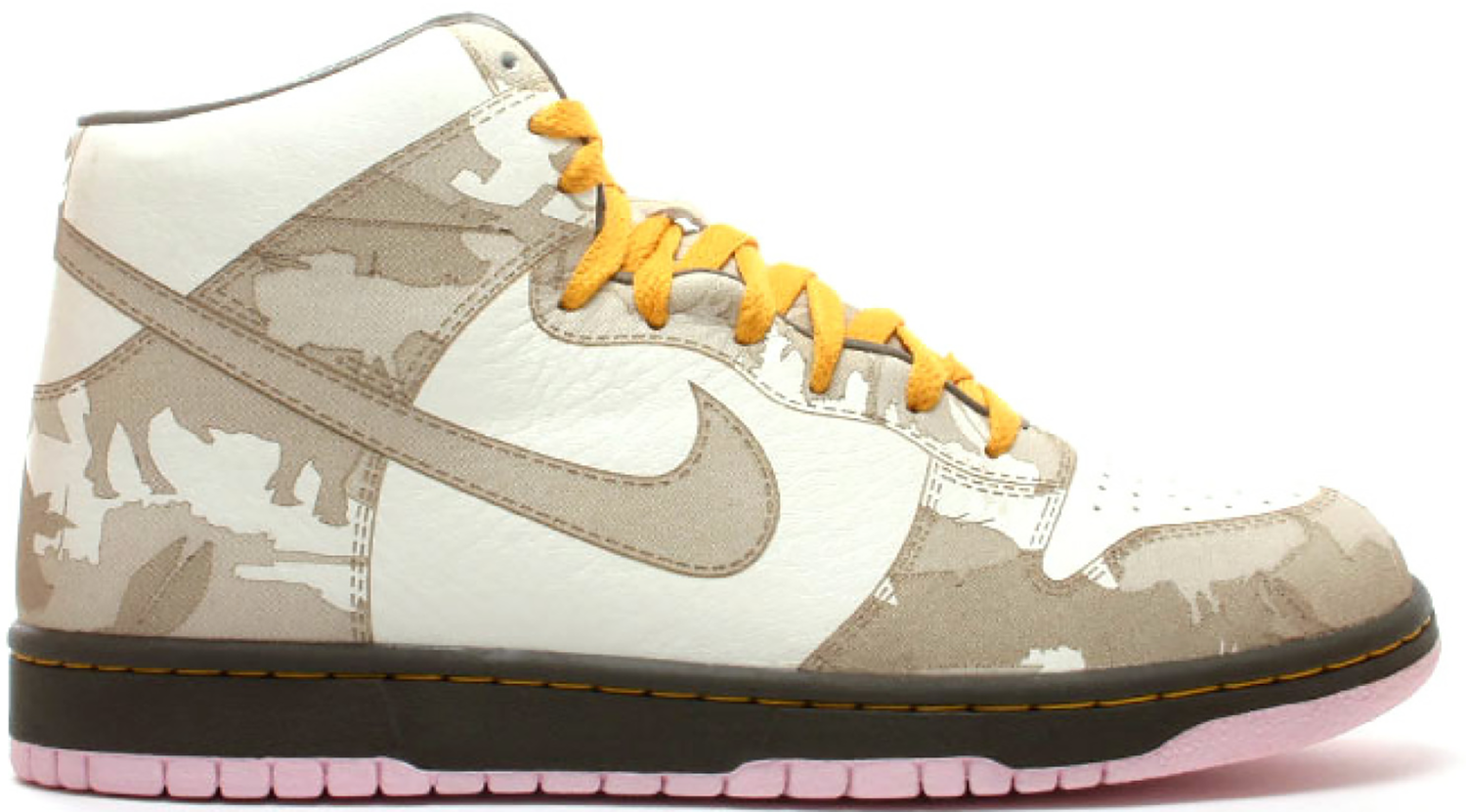Tenisky a topánky Nike Dunk High "1-Piece White Khaki Pink Ice" Béžová | 311612-121, 0
