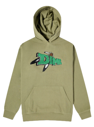 Mikina Dime Encino Chenille Hoodie Zelené | DIME23D2F9GRN