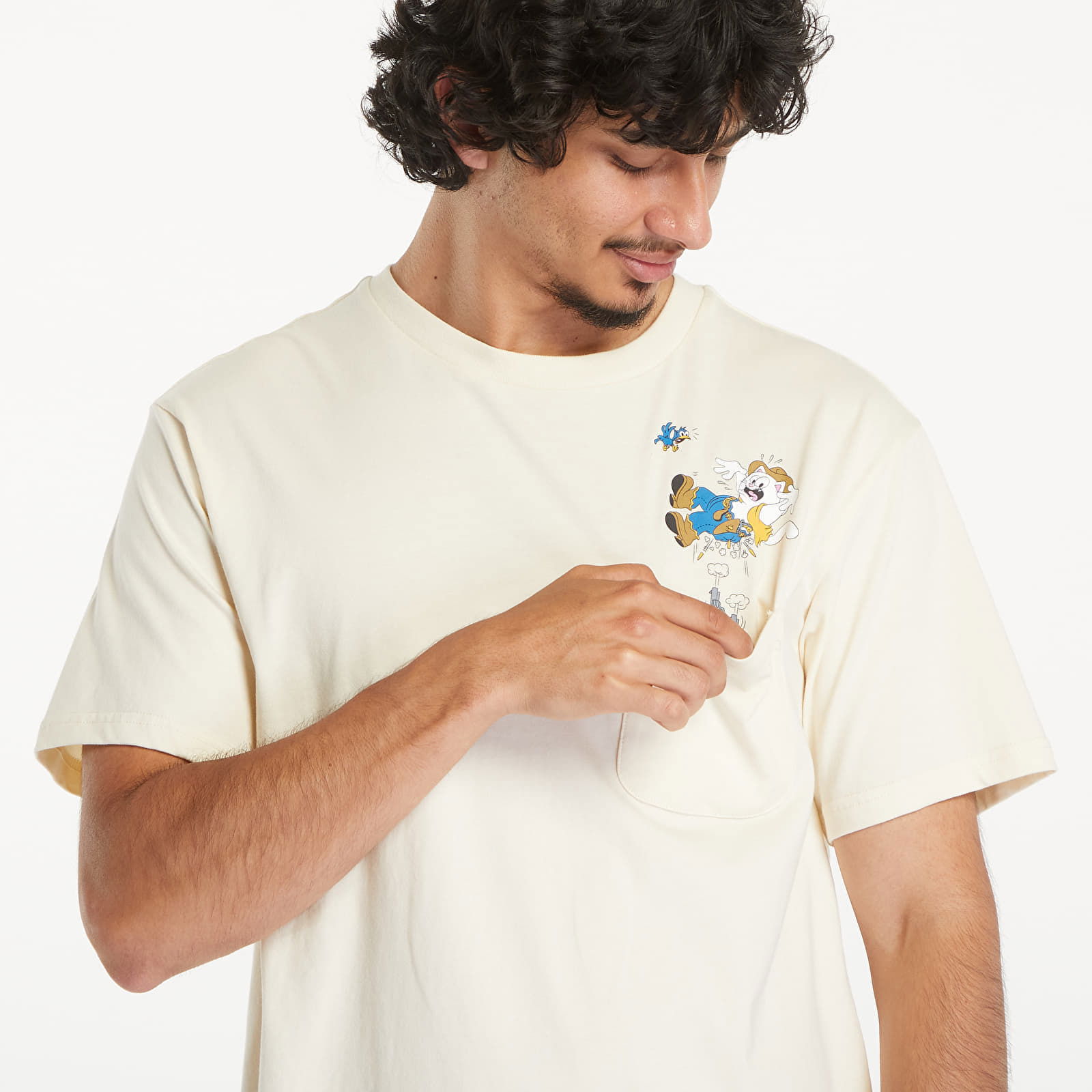 Pew Pew Pocket Short Sleeve Tee Natural