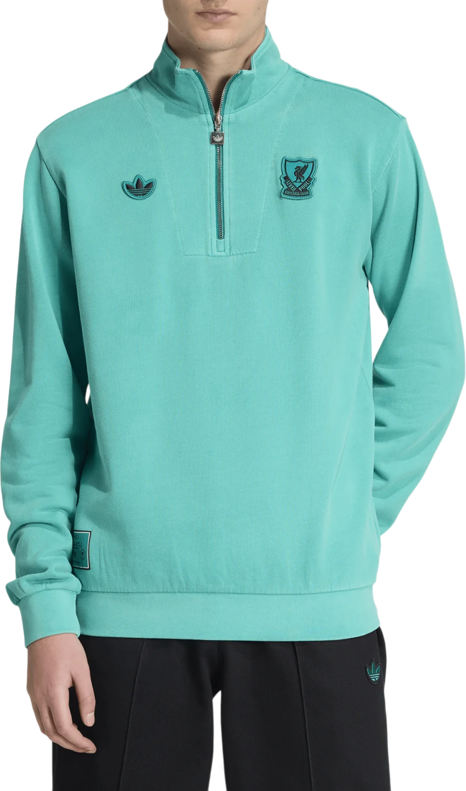 Mikina adidas Performance Top Liverpool FC Terrace Icons Tyrkysová | JX0668, 1