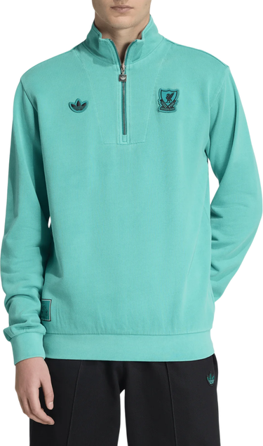 Mikina adidas Performance Top Liverpool FC Terrace Icons Tyrkysová | JX0668, 1