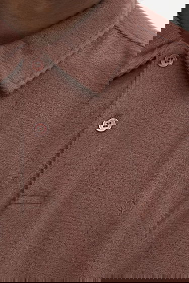 Polo tričko Samsoe Samsoe Samsoe Samsoe SAKVISTBRO Polo Shirt Hnedá | M10000053, 3