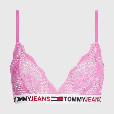 Podprsenka Tommy Hilfiger Unlined Lace Triangle Bra Ružová | UW0UW03829 TO5, 3