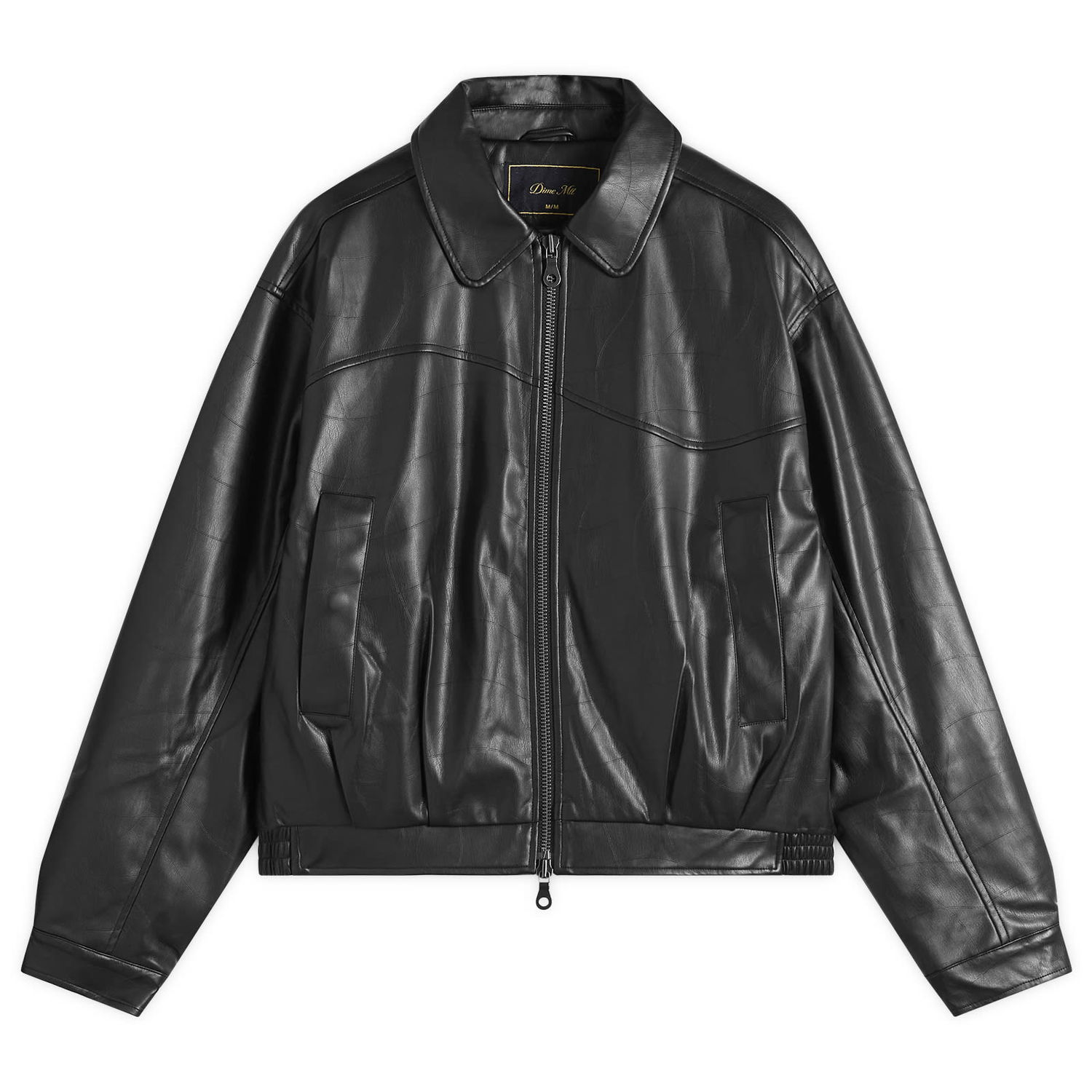 Bunda Dime Dime Debossed Wavy Jacket Čierna | DIMEFA252BLK, 1