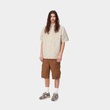 Košeľa Carhartt WIP S/S Braxton Shirt Béžová | I031454_25M_XX, 3