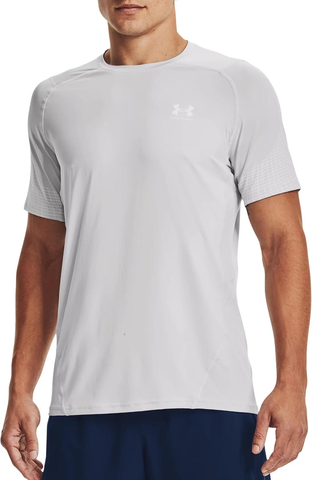 Tričko Under Armour HG Armour Fitted Novelty T-Shirt Šedá | 1370323-014, 0
