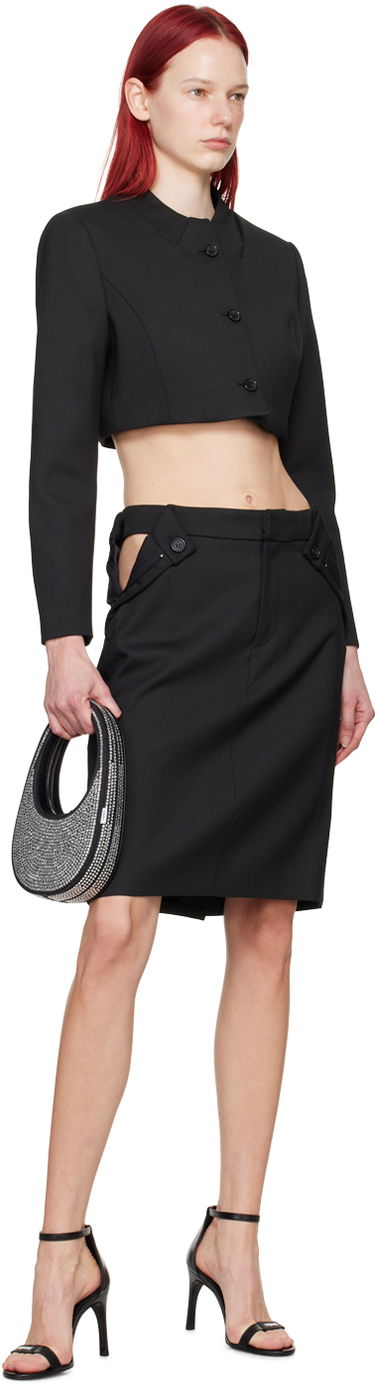 Bunda Coperni Coperni Women's Cropped Blazer Čierna | COPV33BIS111, 3