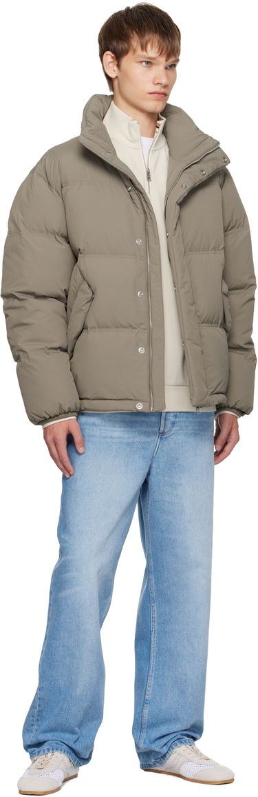 Prešívaná bunda BOSS Water-repellent jacket with down filling Béžová | 50547933, 3