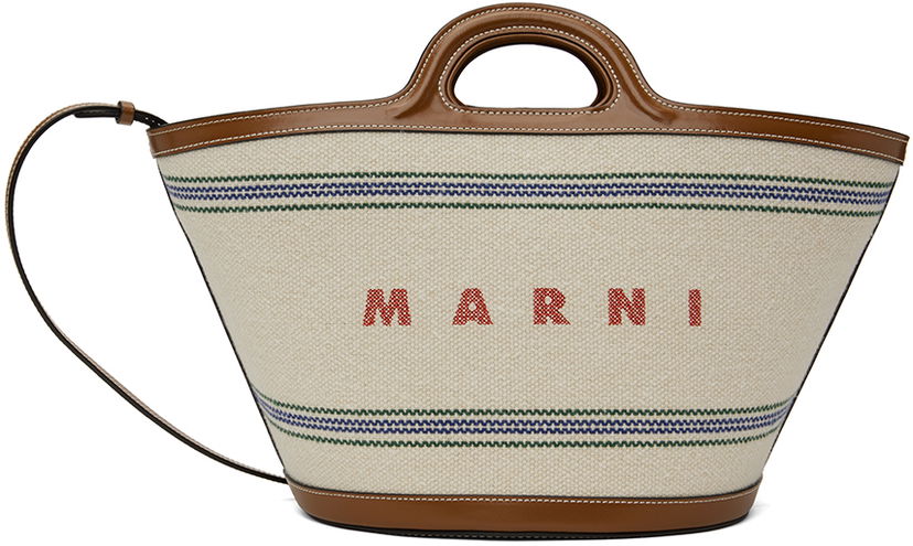 Tote bag Marni Tropicalia Micro Tote Bag Béžová | BMMP0097U2 P6457