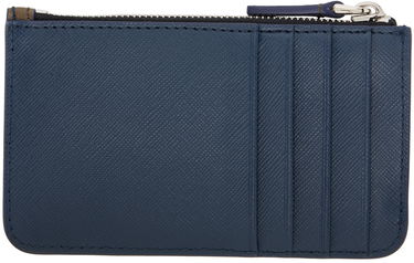 Peňaženka Marni Saffiano Leather Card Holder Navy | PFMI0080U0 LV520, 1