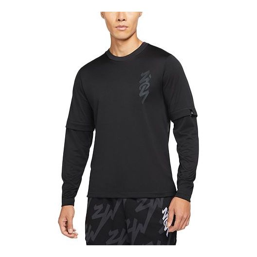 Tričko Jordan Jordan Alphabet Loose Long Sleeve T-Shirt Čierna | DJ5872-010