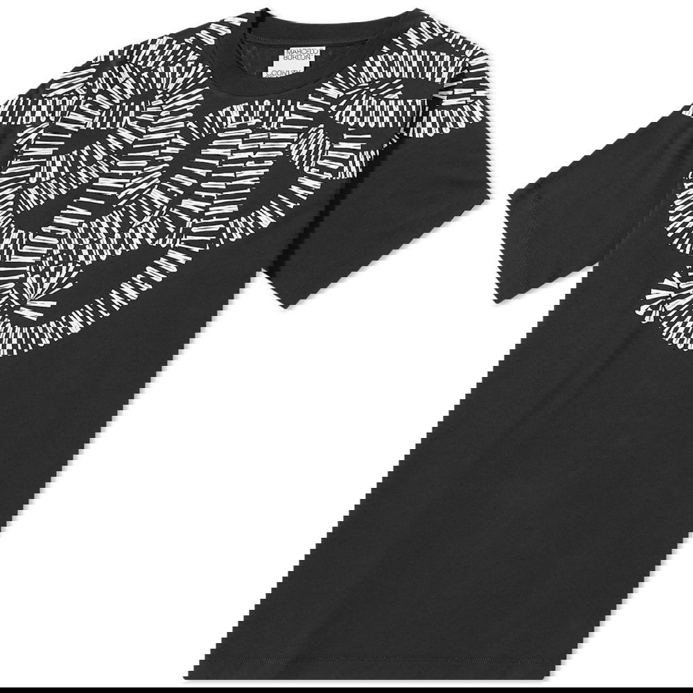 Tričko Marcelo Burlon Snake Wings Regular Tee Čierna | CMAA018C99JER0031001, 0