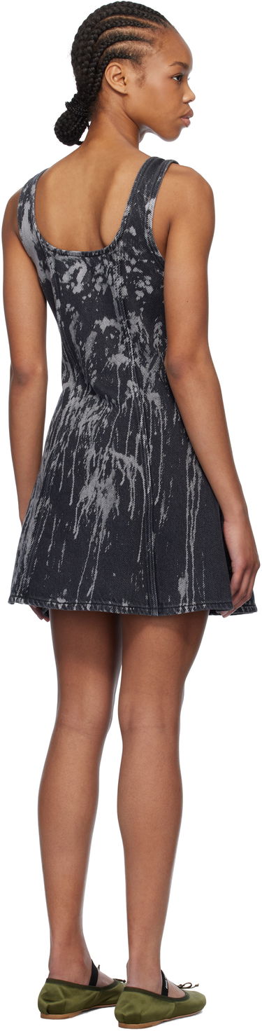 Šaty GANNI GANNI Denim Minidress Čierna | J1597, 2