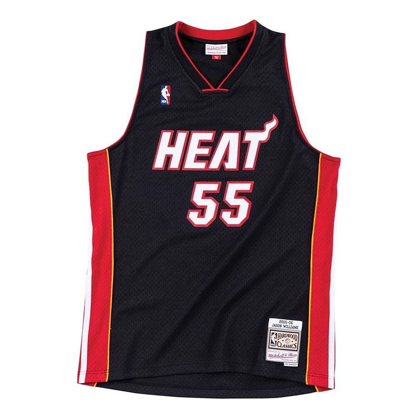 Dres Mitchell & Ness Miami Heat Jason Williams #55 Swingman Jersey Čierna | SMJYAC18018-MHEBLCK05JWI