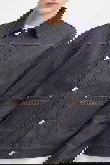 Bunda Drôle de Monsieur Drôle de Monsieur La Veste Denim Jacket Modrá | H.JT172.CO211, 3