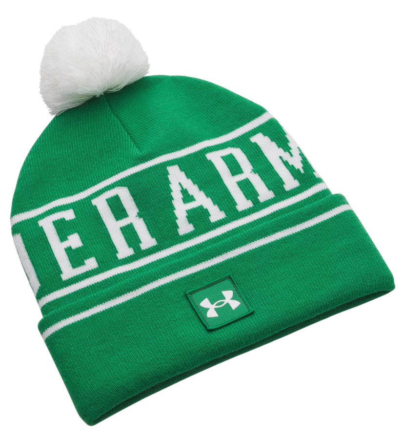 Kulicha Under Armour Halftime Pom Beanie Zelené | 1386634-305