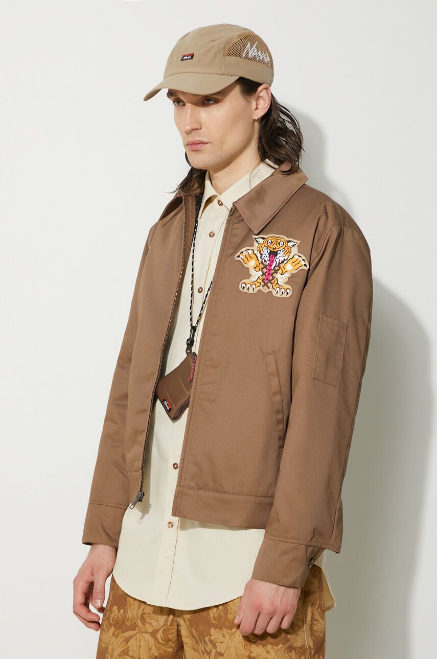 Bunda BBC IceCream ICECREAM Tiger Work Oversize Jacket Hnedá | IC24203, 0