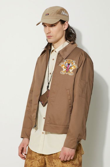 Bunda BBC IceCream ICECREAM Tiger Work Oversize Jacket Hnedá | IC24203, 0
