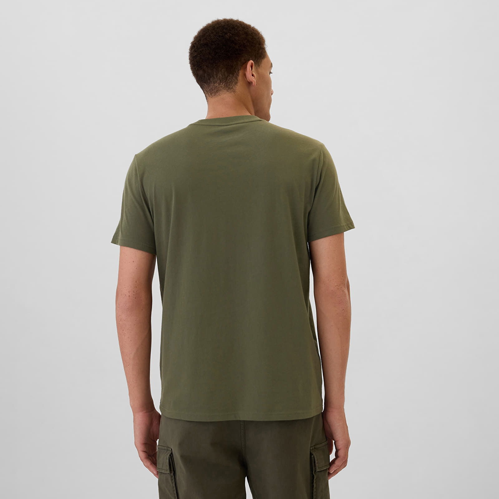 T-shirt Logo Pocket Tee Olive Night S