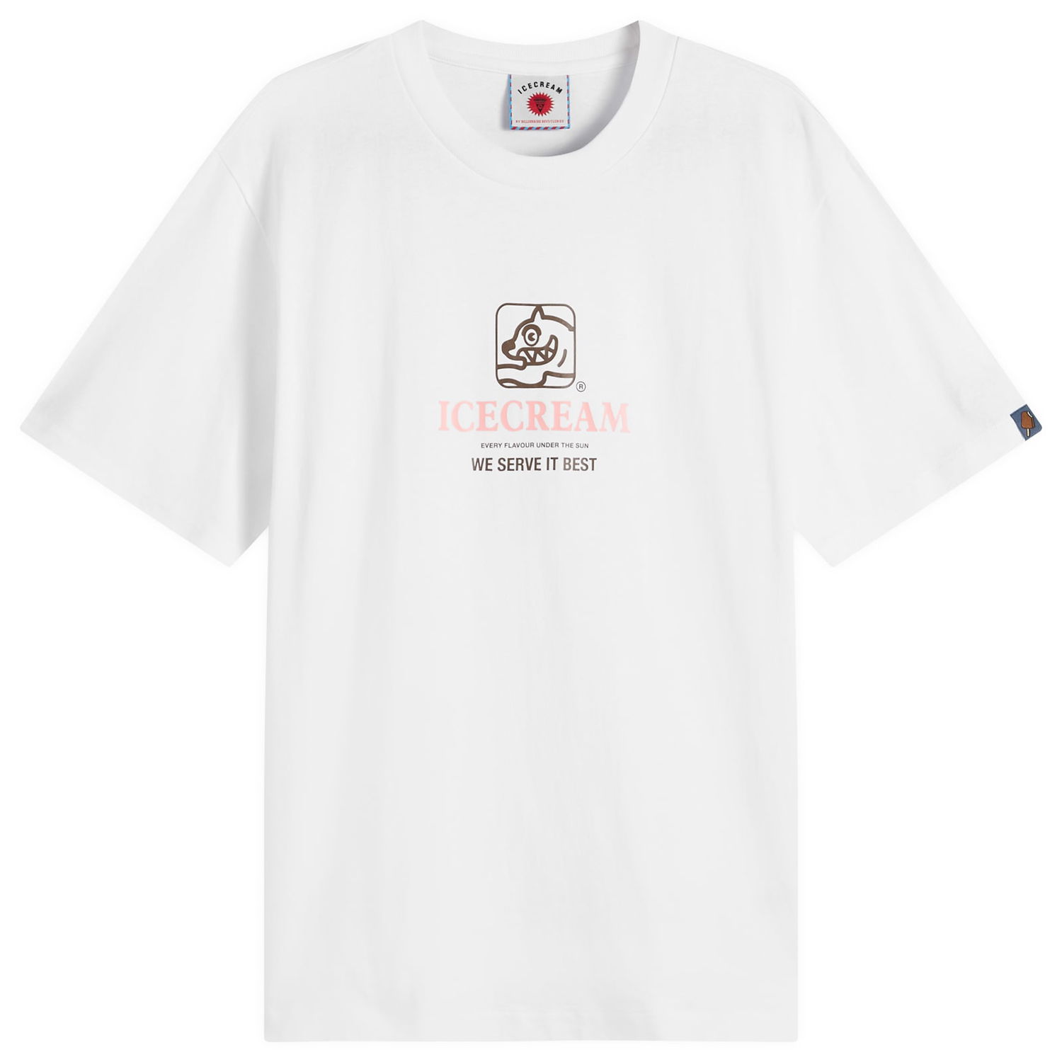 Tričko BBC IceCream Serve It Best T-Shirt, Size Large Biela | IC25348-WHT, 1