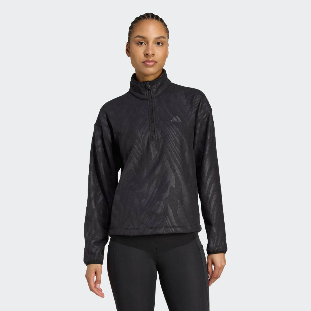 Mikina adidas Performance Polar Fleece Sweatshirt Čierna | JN2639, 0