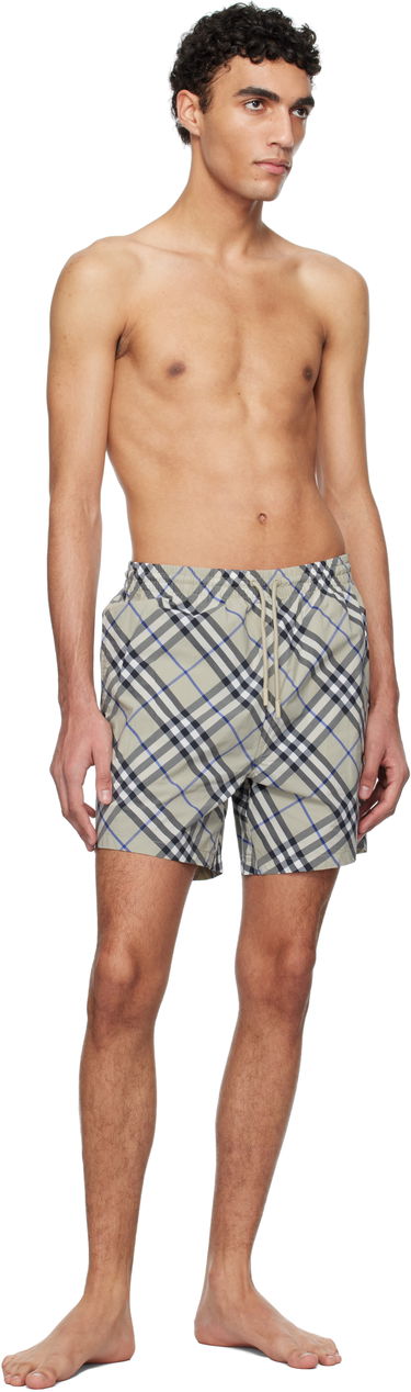 Plavky Burberry Burberry Check Shorts Béžová | 8108202, 3