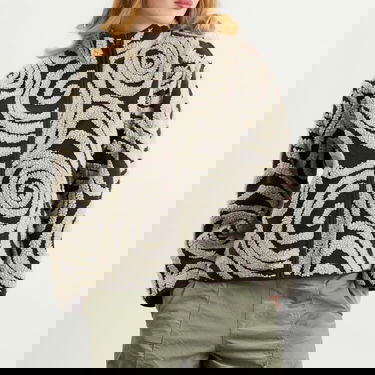 Bunda OBEY Swirls Jacquard Zip Jacket Rôznofarebný | 221800445-BWM, 2