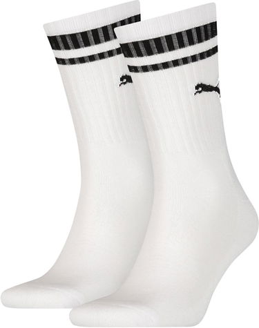Ponožky Puma Puma Crew Heritage Stripe Socks Biela | 100000950-002, 0