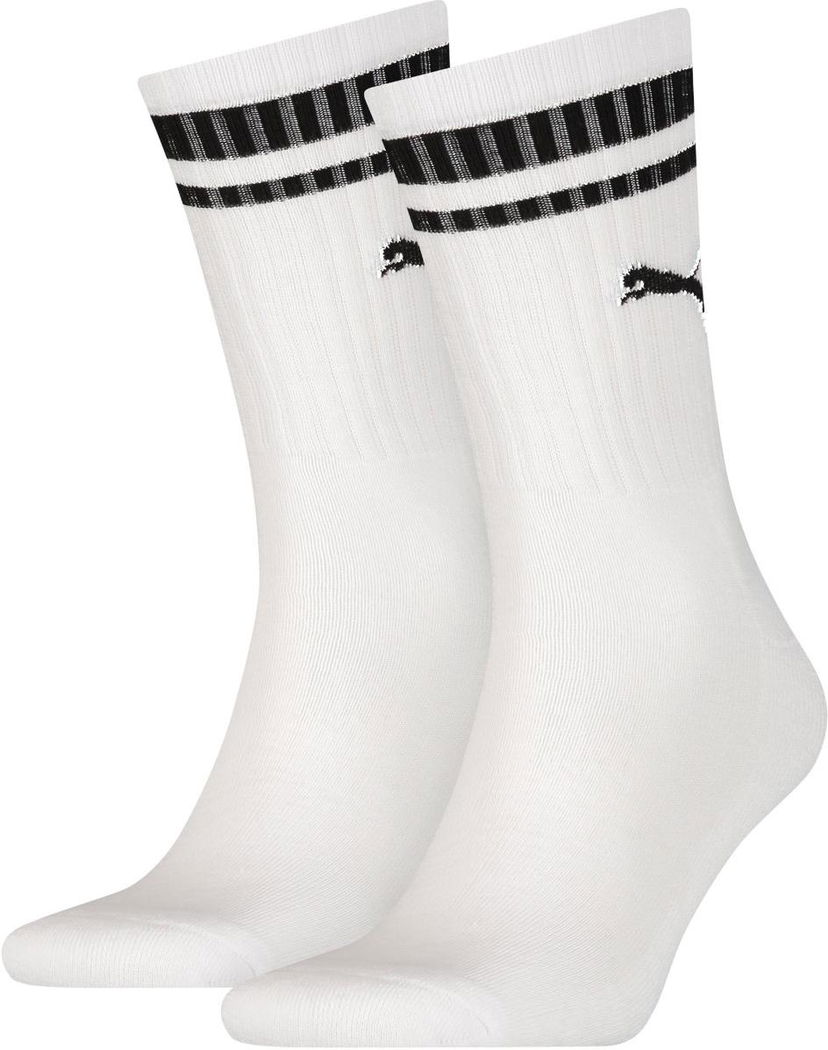 Ponožky Puma Puma Crew Heritage Stripe Socks Biela | 100000950-002