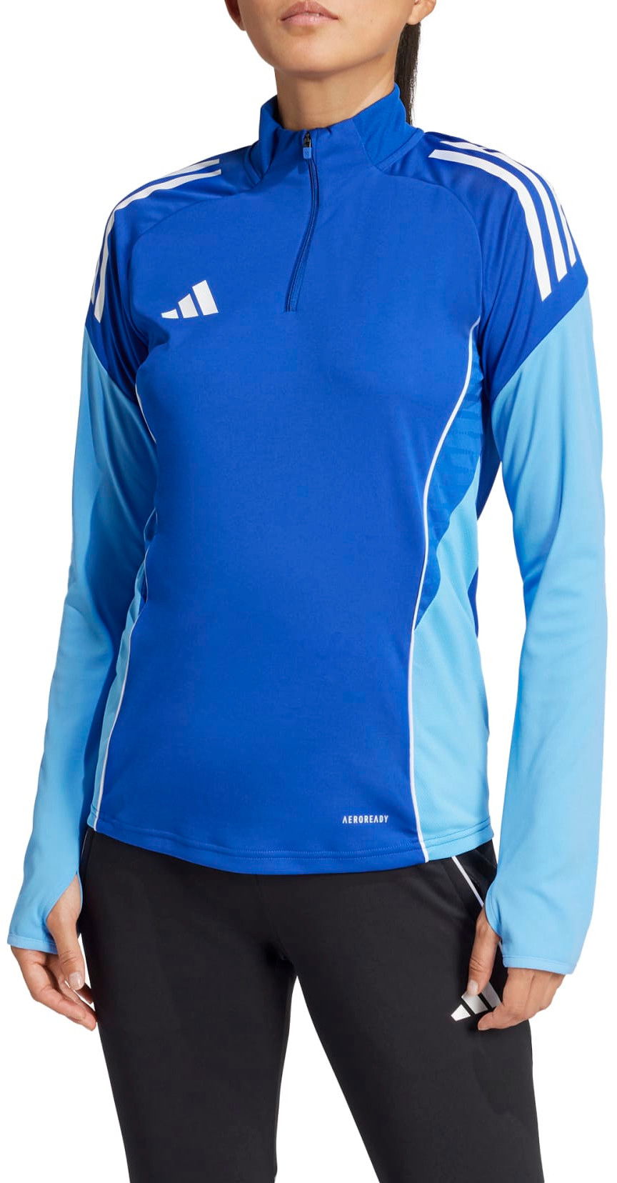 Sveter adidas Originals Adidas TIRO25C Training Quarter-Zip Top Modrá | ji6577, 0