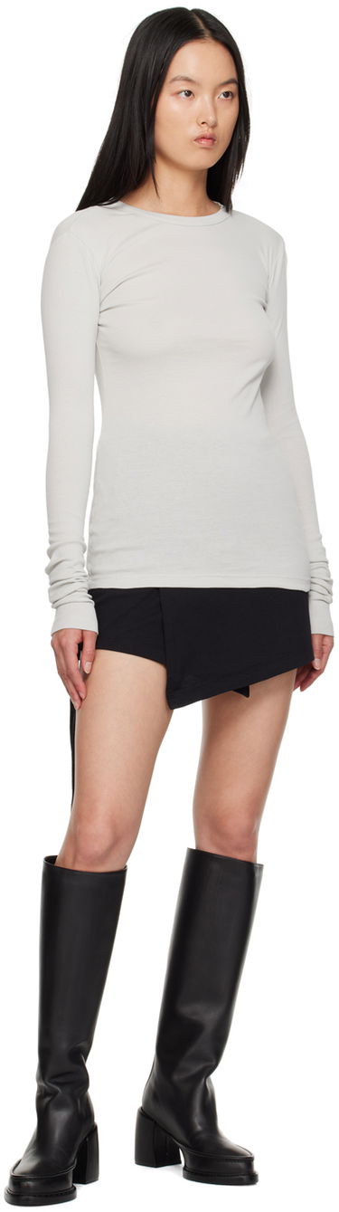 Tričko Ann Demeulemeester Long Sleeve T-Shirt Šedá | 2301-W-JTS02-FA045-045, 3