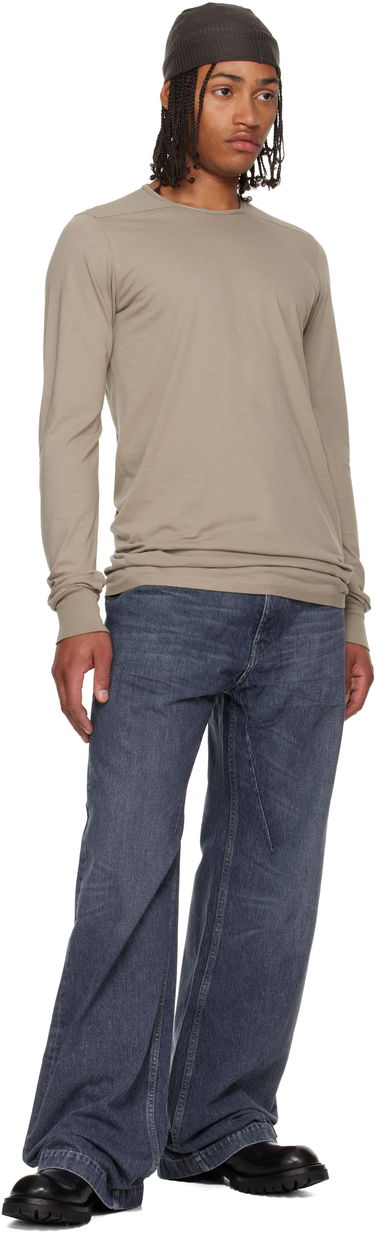 Tričko Rick Owens DRKSHDW Concordians Level LS T-shirt Béžová | DU02E7260 RN, 3
