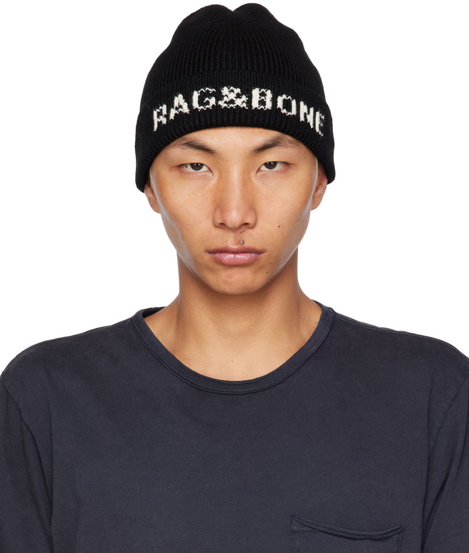 Kulicha rag & bone Rag & Bone Margo Beanie Čierna | WJK22HS000BV00, 0