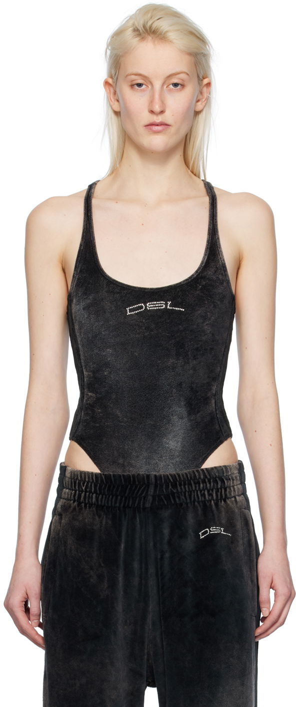 Tielko Diesel T-Vately Bodysuit Čierna | A12137 0KKAL, 0