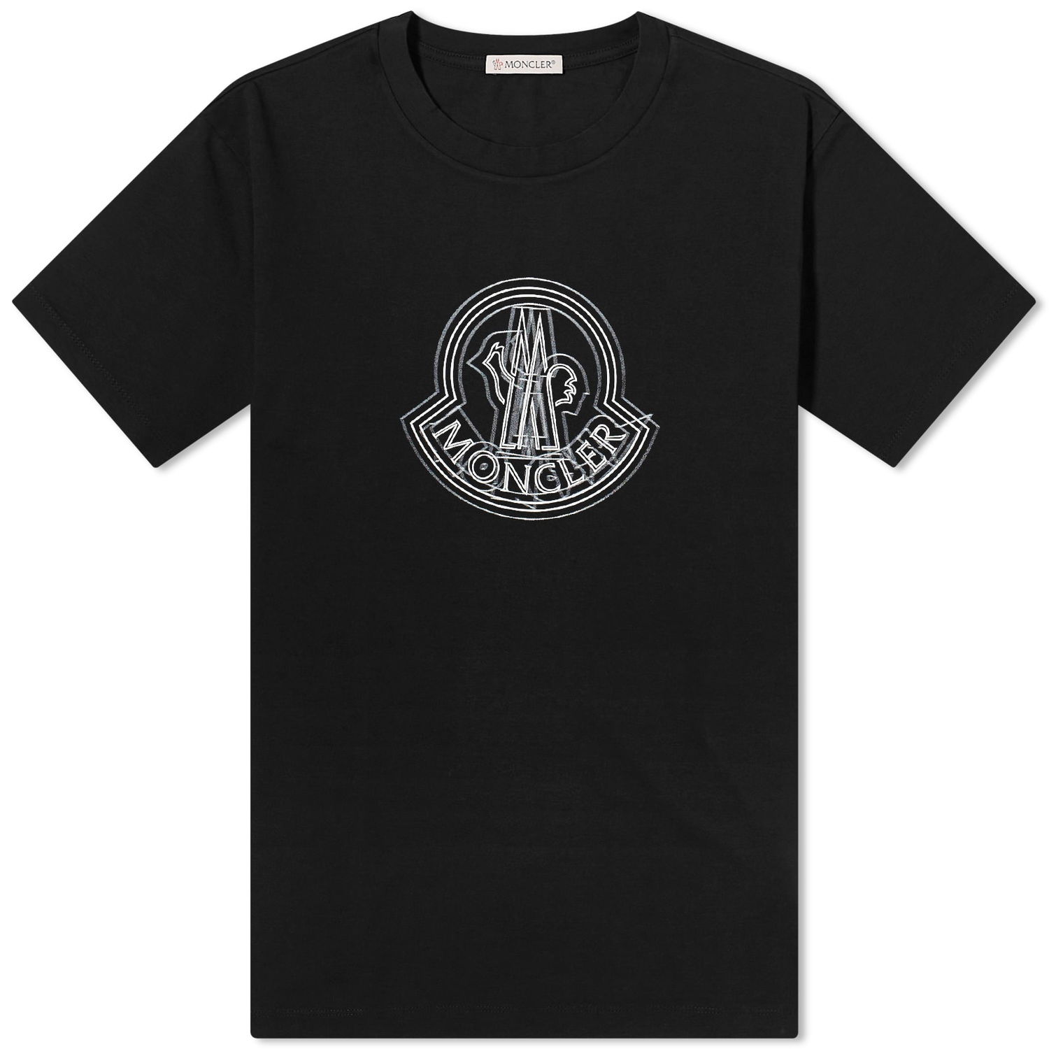 Tričko Moncler Large Logo T-Shirt Čierna | 8C000-28-89A17-999, 0