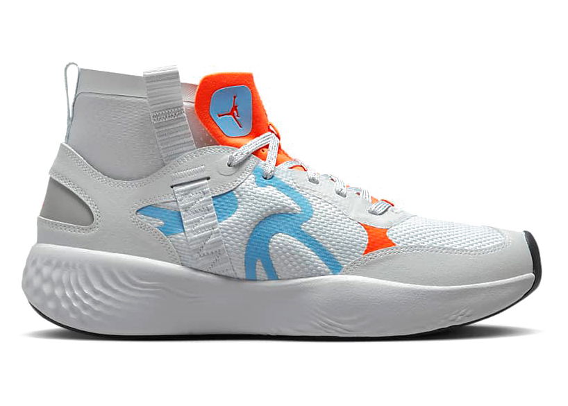 Tenisky a topánky Jordan Delta 3 Mid Pure Platinum Chambray Total Orange Biela | DR7614-004, 0