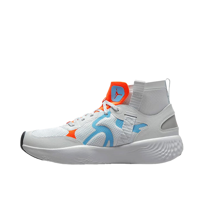 Tenisky a topánky Jordan Delta 3 Mid Pure Platinum Chambray Total Orange Biela | DR7614-004