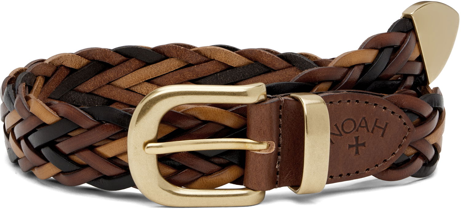 Opasok Noah Noah Braided Leather Belt Hnedá | A291FW24BRW, 0