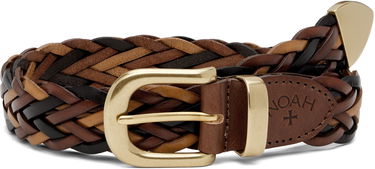 Opasok Noah Noah Braided Leather Belt Hnedá | A291FW24BRW, 0