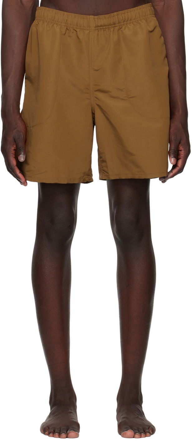 Plavky Stüssy Stock Swim Shorts Hnedá | 113155, 0