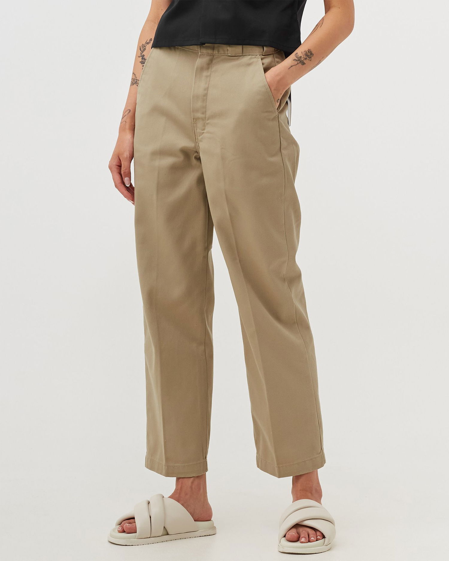 Nohavice Dickies ELIZAVILLE REC Béžová | 195441285595, 1